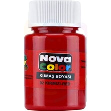 Minopi Nova Color Kumaş Boyası Kırmızı 30 ml Şişe
