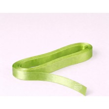 Minopi Açık Yeşil Saten Kurdele 1 cm Kalınlık 10 Metre Uzunluk , Bohça Çeyiz Özel Gün Süsleme Kurdelesi