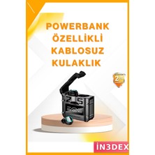 İn3dex Kablosuz Kulak Içi Bluetooth Kulaklık 400MAH Su Geçirmez