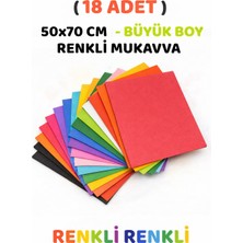 Minopi Karışık Renkli Mukavva 18 Adet 50X70 cm Sert Karton Mukavva