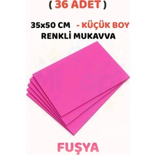 Minopi Fuşya Renkli Mukavva 36 Adet 35X50 cm Sert Karton Mukavva