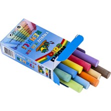 Minopi Nova Color Tozsuz Tebeşir  Renkli 10'lu Paket
