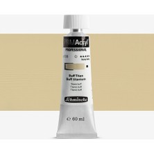 Schmincke : Primacryl Akrilik Boya : 60 ml : Buff Titanium