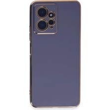 Raftan Topla Redmi Note 12 4g Kılıf Volet Silikon - Mavi