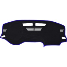 Pearl Shop Koruma Halısı Siyah Kenar Renk Mavi Renault Megane 4 ile Uyumlu