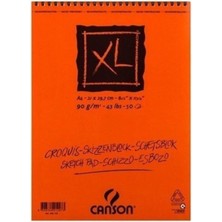 Pearl Shop Croquis Xl Albüm 90GR Üsten Spiralli A4 50YP Resim ve Çizim Blokları