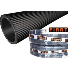 Pearl Shop Thermo Kauçuk Bezli Lüx Bahçe Sulama Hortumu Siyah 1 Parmak 50 Metre