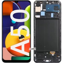Qudex Samsung Galaxy A50 (SM-A505F) LCD Ekran Dokunmatik Çıtalı