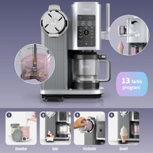 Ninja Çok Fonksiyonlu Soft Serve Dondurma Yapma Cihazı - LED Ekran Re-Spin Programlı Vegan Keto Frozen Yoğurt Sorbe Milkshake Profesyonel