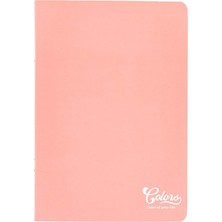 Pearl Shop Colors A5 60 Yaprak Kareli Defter, Pembe