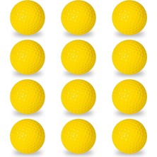 Pearl Shop Sports Golf Topları – Resmi Boyut – Iç Veya Dış Mekan Golf Antrenmanı – Golf Egzersizleri Için Kısıtlı Top Dövüşü – 12'li Paket – Arka Bahçe Eğitimi