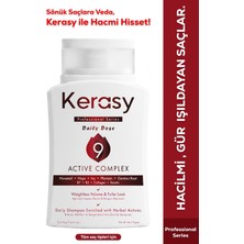Kerasy Professional Şampuan 9 Aktifli Hacim Veren Ultra Işıltılı Parlaklık ve Güçlendirici Besleyici Etki