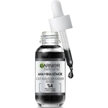 Pearl Shop Aha+Bha Cilt Kusurları Karşıtı Siyah Serum %4 [niasinamid+Peeling Etkili Aha+Bha] 30ML