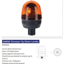 Emir 12V Döner Lamba Tümosan Tip (1 Ad )