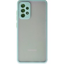 Raftan Topla Samsung Galaxy A72 Kılıf Montreal Silikon Kapak - Turkuaz