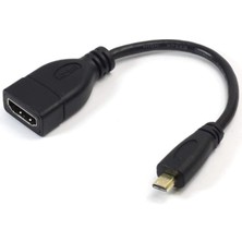 Pearl Shop 5139 Micro Mikro HDMI Çevirici Dönüştürücü Adaptör Kablosu 15CM