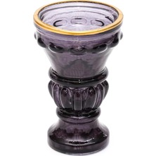 Pearl Shop Detaylı Antrasit Kristal Cam Şamdan Mumluk