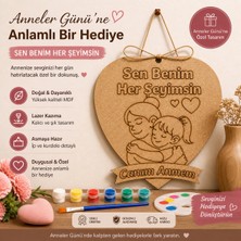 E-Dükkan Anneler Günü Hediye Boyama Ahşap