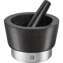 Pearl Shop Spices Granit Havan, Granit, Siyah