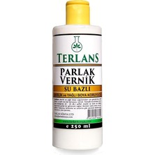 Pearl Shop Su Bazlı Parlak Vernik 250 ml Akrilik ve Yağlı Boya Koruyucu