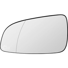 Pearl Shop Astra H ile Uyumlu Sol Elektrikli Dış Dikiz Ayna Camı (2004-2009) Isıtmalı Geniş Açı Çizgili
