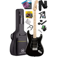 Pearl Shop MAP-35BK Maple Klavye Ssh Profesyonel Elektro Gitar Seti