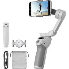 Pearl Shop Osmo Mobile Se Akıllı Telefon Gimbal, 3 Eksenli Sabitleme, Kullanışlı ve Katlanabilir, Shotguides'li Android ve iPhone Gimbal, Activetrack 5.0 Özellikli Akıllı Telefon Gimbal, Vlog Sabitleyici