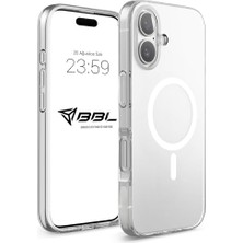 Pearl Shop iPhone Magsafe Uyumlu Şeffaf Sert Kristal Mika Sararmaz Kılıf (Iphone 16)