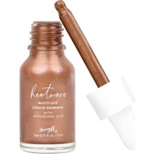 Pearl Shop M Heatwave Multi-Use Liquid Shimmer Hyaluronik Asitli Likit Aydınlatıcı Allık Fiery