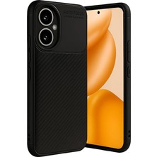 Pearl Shop Honor 400 ile Uyumlu Silikon Kılıf Tpu Negro Silikon Ultra Slim Fit Kılıf Ile Uyumlu Karbon Delux Kılıf