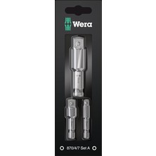 Pearl Shop Werkstatt 870/4/7 Set A Sb, Alet Şaftları, Bağlantı Parçaları, 3 Parça, Gri