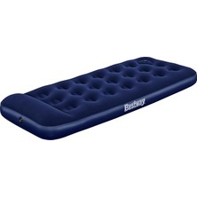 Pearl Shop Blue Horizon Iç Ayak Pompalı Basamaklı Hava Yatağı Tek Xl/lo 185 x 76 x 28 cm