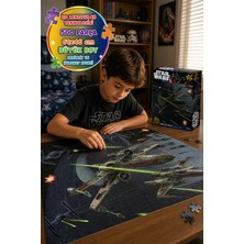 Toyfest Starwars 3D Puzzle X-Wing Fighter 500 Parça Lenticular Yapboz 61X46 cm Koleksiyon Seti