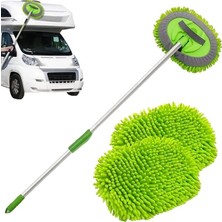 Pearl Shop Araba Yıkama Mop, Araç Yıkama Fırçası (Yedek Başlıklı)