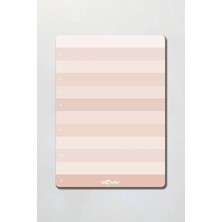 Pearl Shop Color Numaralı Planlayıcı Blok Naturel