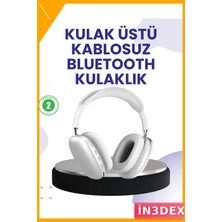İn3dex Kablosuz Bluetooth Kulaklık 400MAH Batarya Müzik ve Görüşme