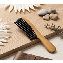 Palo Santo Aromalı Doğal Kemik Tarak Saplı Tarak