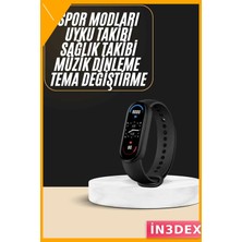 İn3dex Android Ios Uyumlu Akıllı Bileklik Spor Takibi Bildirim Çağrı