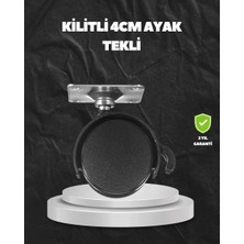 Meks Kilitli 4 cm Evrensel Tekerlek Ayak Tek Adet - HEP-8201-2541