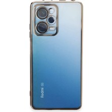 Motto Ticaret Newface Xiaomi Redmi Note 12 Pro 5g Kılıf Razer Lensli Silikon - Gold