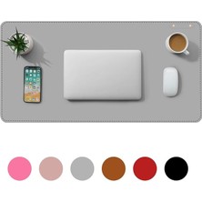 Pearl Shop Deri Mouse Pad Laptop Bilgisayar Geniş Masa Matı 80X40 AL3023 (Lacivert)