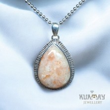 KURTAY JEWELLERY Sun Stone Taşlı Gümüş Kolye Ucu