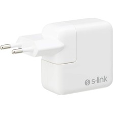 Pearl Shop SL-NBAC68 Type-C Apple Netbook Standart Adaptör, 29W 14.5V-2A 5.2V-2.4A