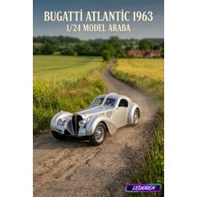 L'edoren Bugatti Atlantic 1963 Araba 1/24 Diecast Koleksiyon Maket Model Araba
