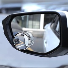 Pearl Shop Mobile Polham 2 Adet Kör Nokta Aynası, Geniş Açılı Geri Görüş Aynası, Su Tutmaz Vantuzlu Güvenlik Aynası