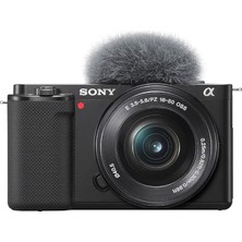 Pearl Shop Alpha ZV-E10L Aps-C 16-50 mm F/3.5-5.6 Power Zoom Aynasız Değiştirilebilir Lensli Vlog Kamera Kiti (Vlog Için Değişken Açılı Ekran, 4K Video, Gerçek Zamanlı Eye Af)