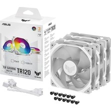 Pearl Shop Tuf TR120 120MM 3in1 Beyaz Kasa Fanı