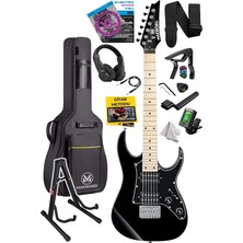 Pearl Shop DE-150BK-ST Maple Klavye Hh Manyetik Yüksek Kaliteli Elektro Gitar Seti
