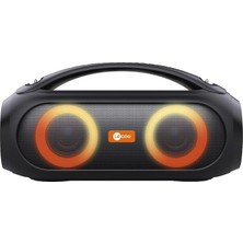 Pearl Shop DS152 36W Kablosuz Bluetooth 5.1 Hoparlör - Rgb Aydınlatmalı Ipx5 Suya Dayanıklı Bt/aux/usb Girişli Tws Stereo Boombox Taşınabilir Hoparlör