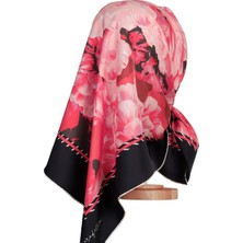 Zerafetim Twill Ipek Eşarp Kırmızı, Pudra, Bordo, Siyah